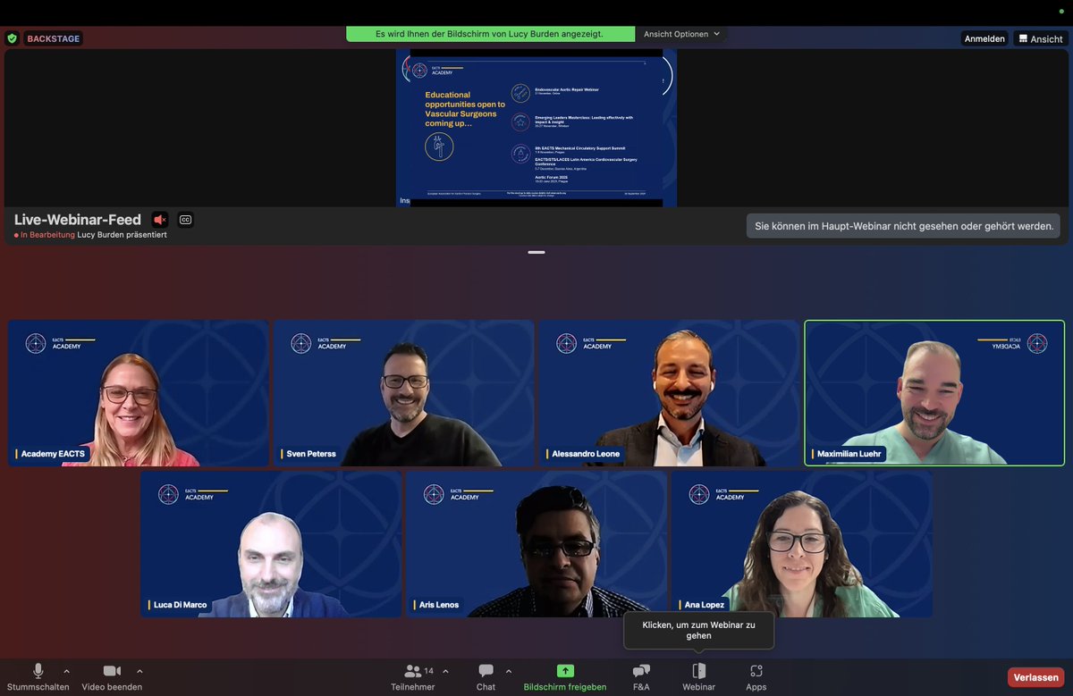 Maximilian Luehr, MD PhD (@luehrmd) on Twitter photo Very proud to host a successful 🤩 and very well attended 'EACTS Cerebral and Visceral Protection Webinar' 🫀 🧠 with such an experienced and motivated faculty!!! Many thanks to <a href="/EACTS/">EACTS</a> and especially to <a href="/S_PeterssMD/">Sven Peterß</a> <a href="/anamarialopezmd/">Ana Maria Lopez, MD, MPH, MACP</a> <a href="/lenos73/">Aristidis Lenos</a> Luca DiMarco Alessandro Leone Very proud to host a successful 🤩 and very well attended 'EACTS Cerebral and Visceral Protection Webinar' 🫀 🧠 with such an experienced and motivated faculty!!! Many thanks to <a href="/EACTS/">EACTS</a> and especially to <a href="/S_PeterssMD/">Sven Peterß</a> <a href="/anamarialopezmd/">Ana Maria Lopez, MD, MPH, MACP</a> <a href="/lenos73/">Aristidis Lenos</a> Luca DiMarco Alessandro Leone