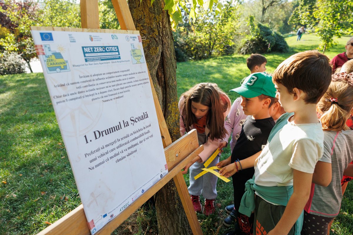 We need not only a sustainable city, but a sustainable community. The #NetZero Caravan activities organized in Cluj are a step towards a healthier lifestyle, a more resilient community. Climate heartprint is so important in going forward with our ambitions. <a href="/NetZeroCitiesEU/">NetZeroCities</a>