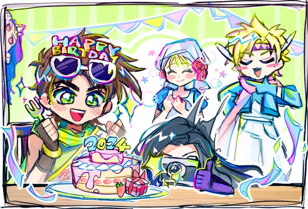 #ジョセフ・ジョースター生誕祭
#jjbafanart
1日遅れたけど！誕生日おめでとう〜!!!!!!🎉🎉🎂