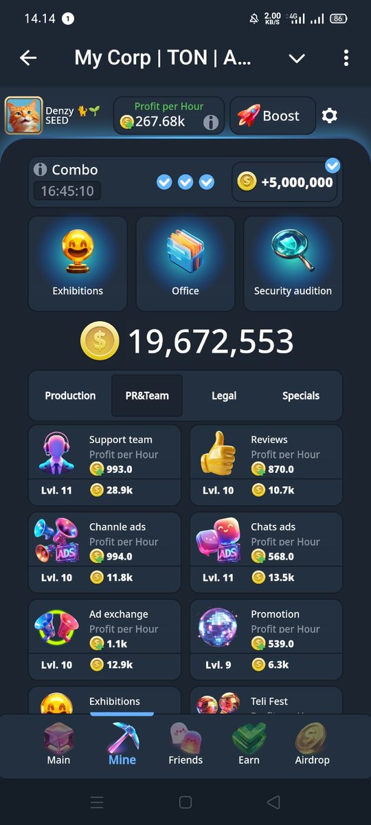 denzy_33's tweet photo. Daily $Combo
Vutton Dojo
https://t.co/GUGL9aS83K
My Corp
https://t.co/HHx8qQaPLt
GalaCoin
https://t.co/GS4aLGoaXw
Clan of Raiders
https://t.co/AOIzLVA5FP
#dailycombo #Vuttondojo #Mycorp #Gala #Galacoin #Clanofraiders #Tap2Earn https://t.co/jR4IWPGKC4