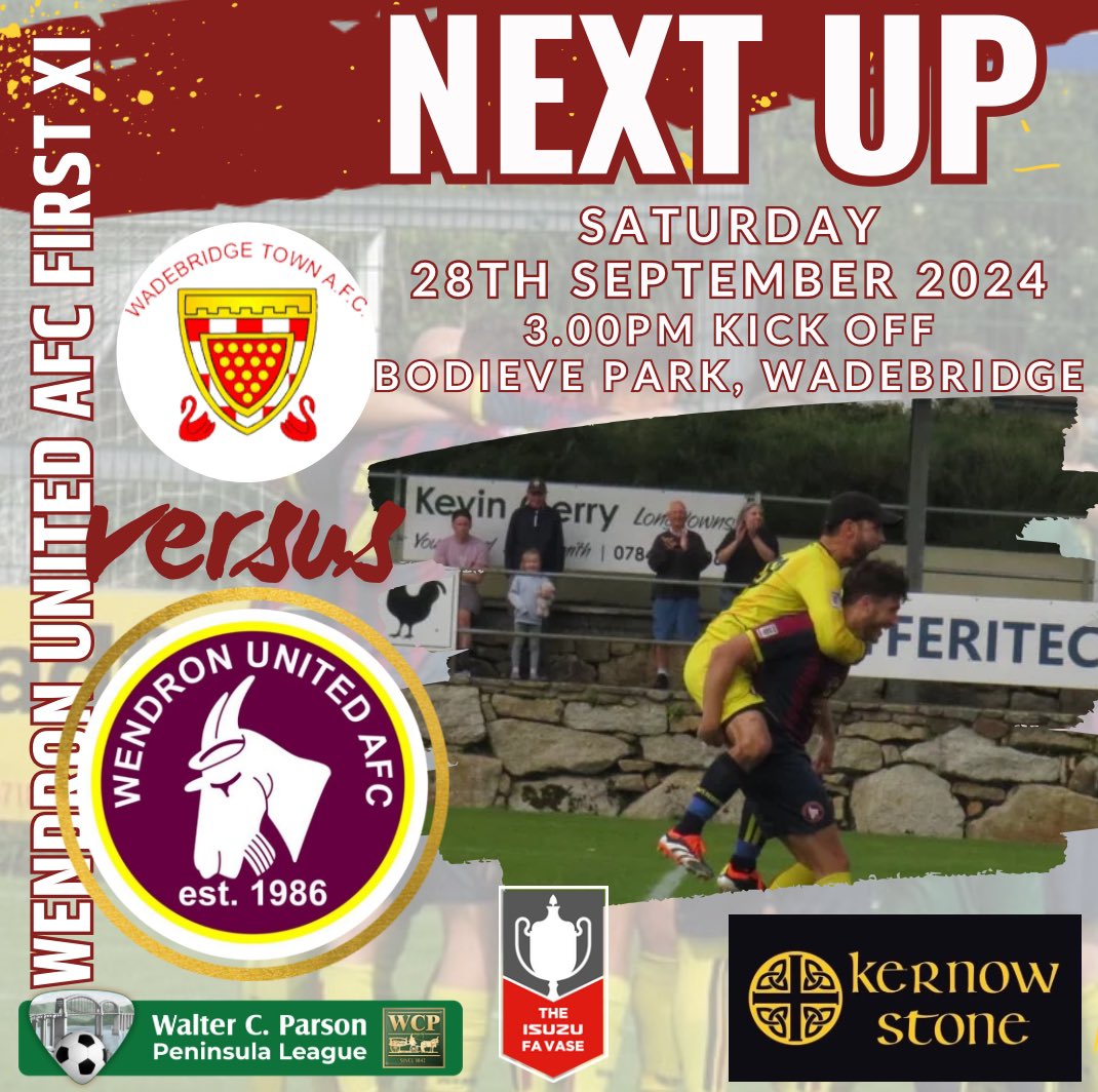 𝗧𝗼𝗱𝗮𝘆
We head to Bodieve to take on @TheBridger1894 as we return to <a href="/swpleague/">WALTER C. PARSON PENINSULA LEAGUE</a> action. 

<a href="/Cornishfootball/">Dave Deacon</a> 
<a href="/swsportsnews/">South West Sports News</a> 
<a href="/NonLeagueFix/">NonLeagueFixtures</a> 
<a href="/NonLeagueHQ1/">NonLeagueHQ</a>