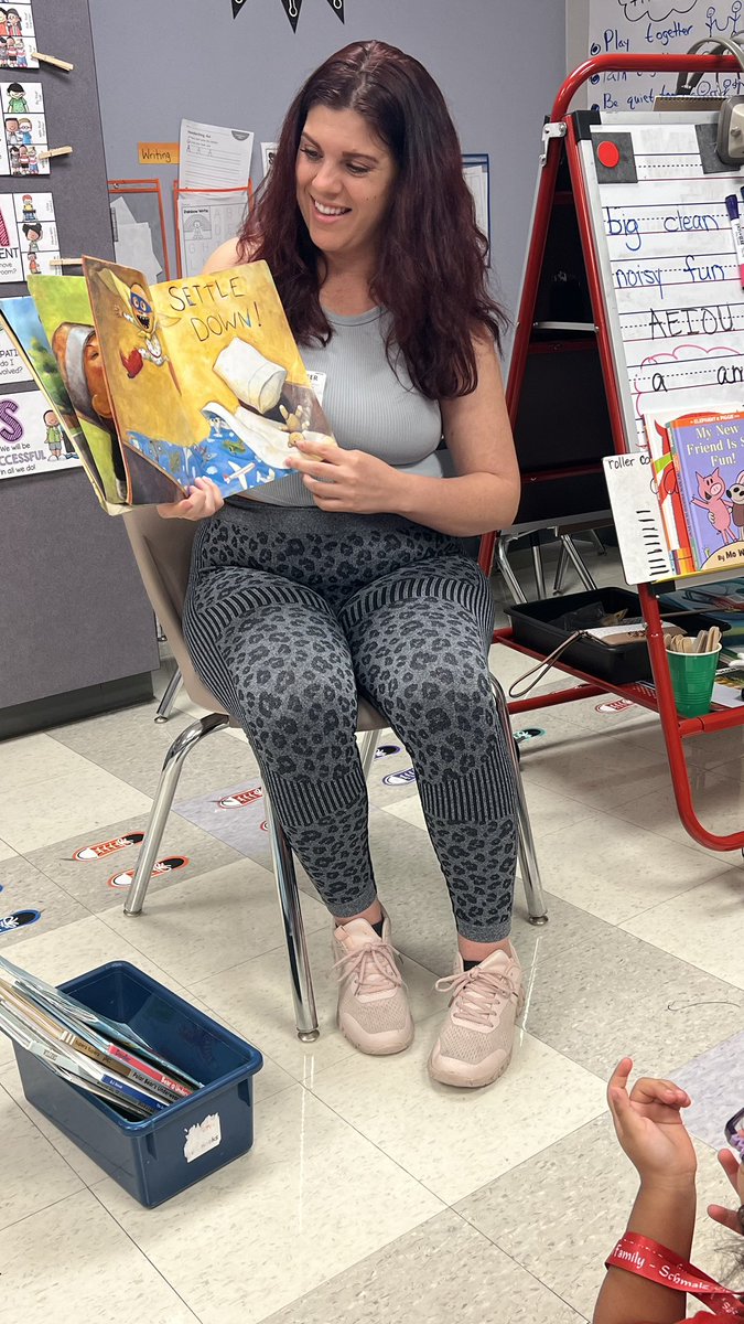 “Volunteers do not necessarily have the time, they have the heart!” - Elizabeth Andrew. 
Mrs. Nash’s kindergarten classroom loved having a Mystery Reader read to them this morning!