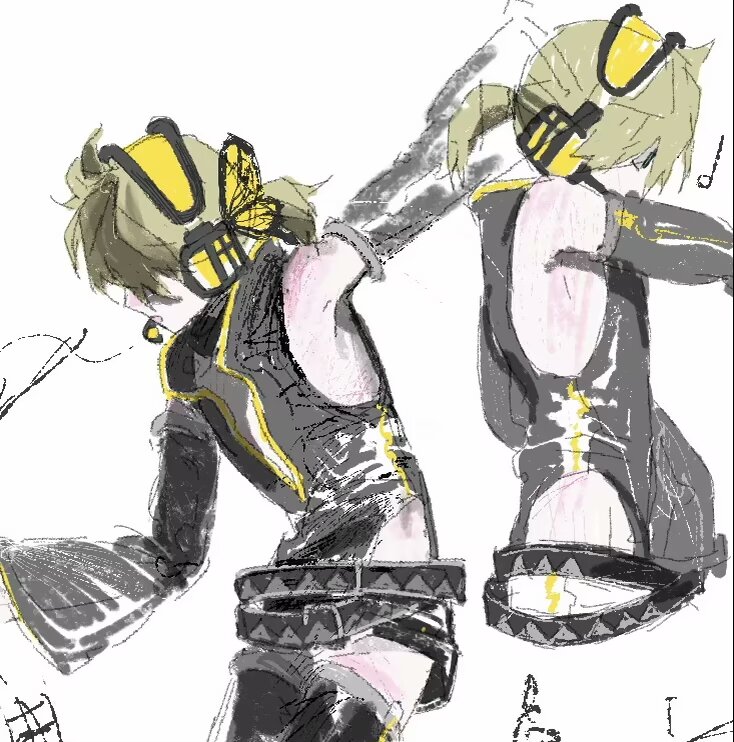 🦋
#鏡音レン #VOCALOID