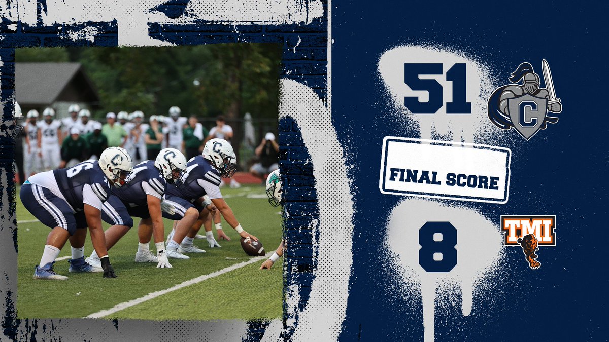 🏈Crusaders defeat TMI for their first district win!🏈
#SaderNation