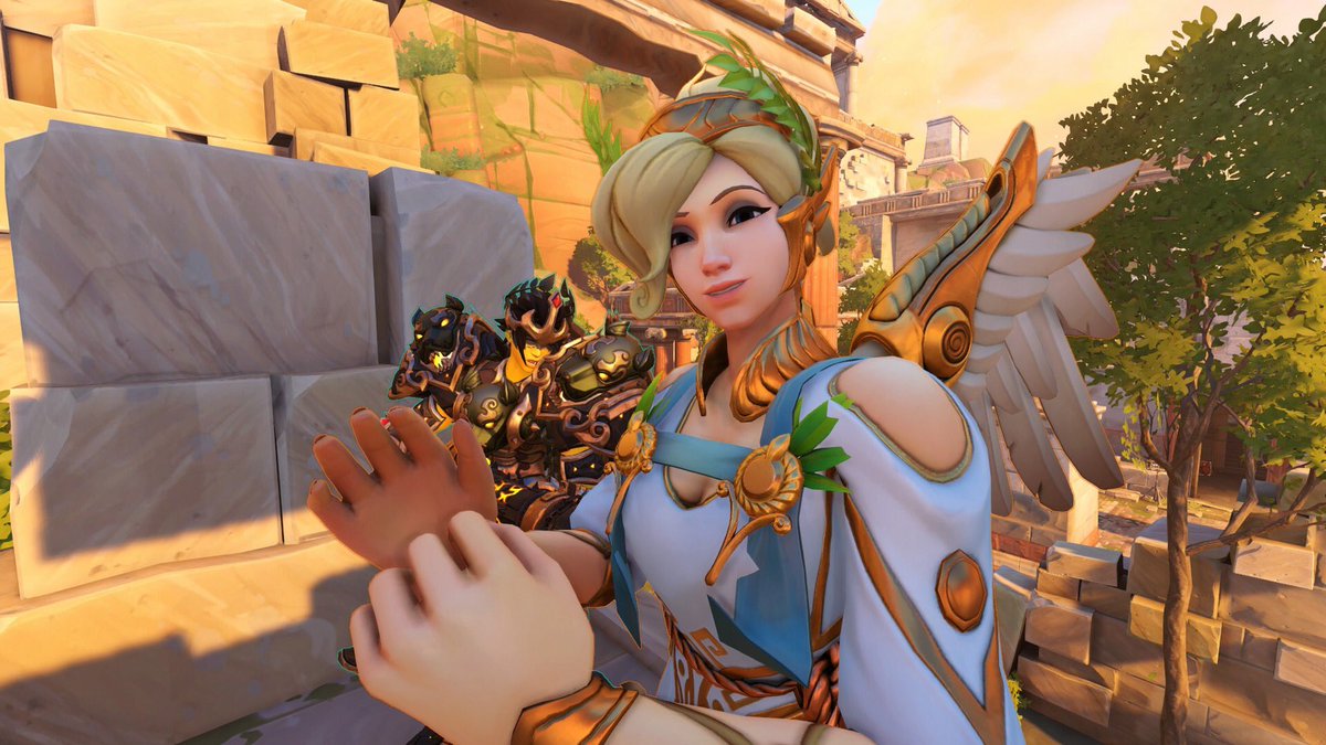 Happigenjifan's tweet photo. Hades and the winged victor 🔥🪽
Pictures taken with my gf 🖤🤍
#pharmercy #pharah #mercy #hadespharah #wingedvictorymercy https://t.co/CaxRIwt1wb