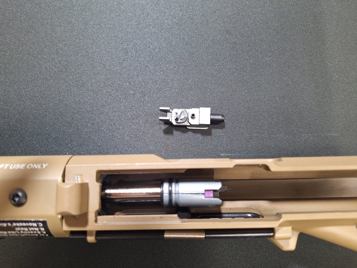 ORGA_inc's tweet image. #EMG X T8 SP SYSTEM #NOVESKE N4 DEVGRU アウターバレルを外さずにインナーバレル交換が可能！
#サバゲー #ガスブロ #MWS