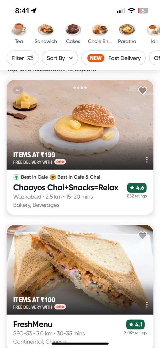 sidposting's tweet photo. @nisheta28 Dish rail copied from uber eats, new res card design copied from Zomato. Old res card design was same as grab. Where are original ideas though? 🙂‍↔️ https://t.co/rFRNtl66bB