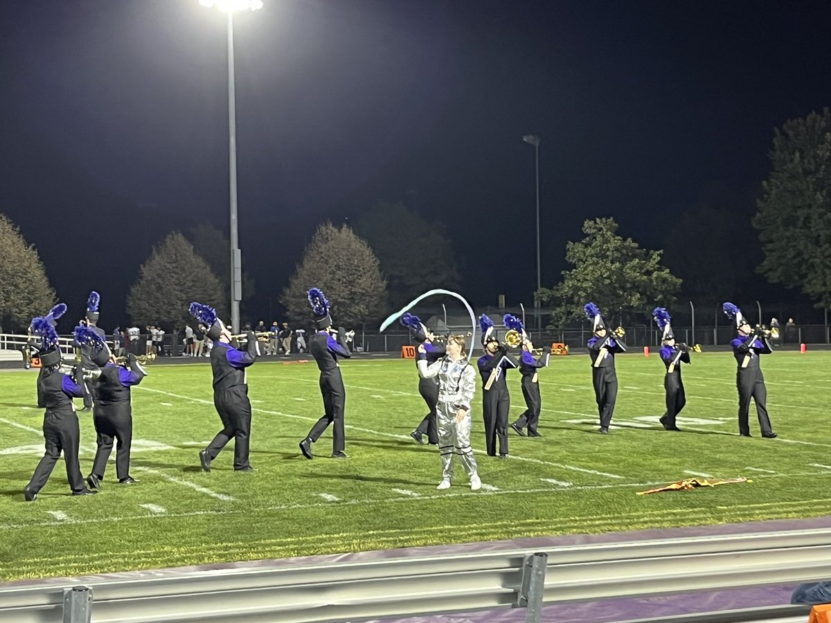 The Nevada Cub Pride Marching Band had fun performing at tonight’s halftime, &amp; the band is  ready to take on State Center for the Small Town Showdown tomorrow evening! Come support the NCPMB at West Marshall high school tomorrow night! The performance is at 7:45! #NevadaCubPride