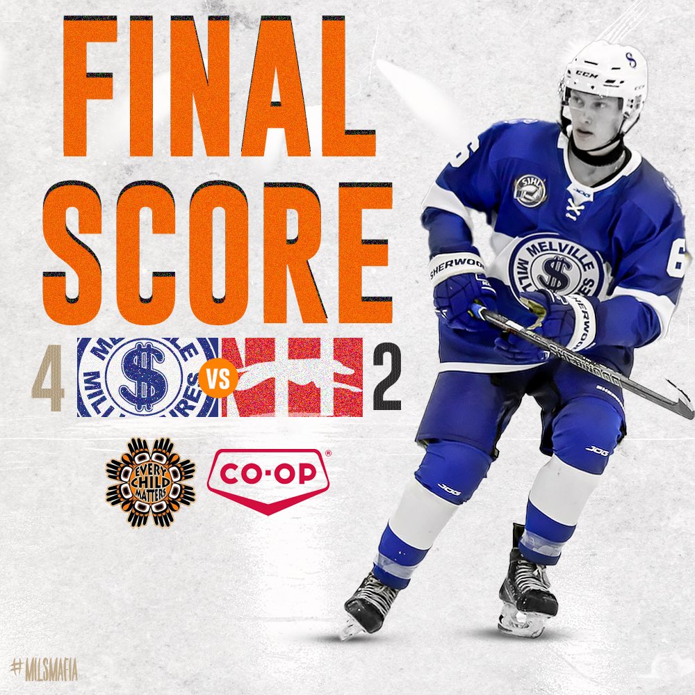 Mils win and improve to 3-0! 

Scoring summary: 

🚨Caden Drury (3) - 2, Raiden Zacharias (2), Jadon Iyogun (2)

🍎 Ryan Roethke (3) - 2, Caden Drury (6), Gaborik Carlson (1), Jadon Iyogun (1), Raiden Zacharias (1)

#MilsMafia #SJHL <a href="/theSJHL/">SJHL</a>