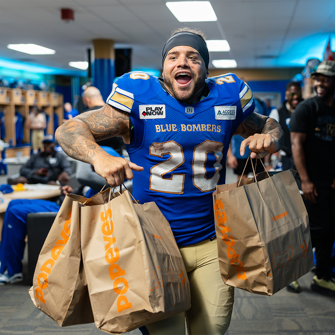 Wpg_BlueBombers's tweet image. WE&apos;RE EATING GOOD TONIGHT

#ForTheW | @popeyesca