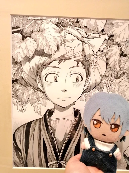 大好きな漫画の原画展に来ています。 (&SNS OK) これから原作者さんのトークショー!!!!!
