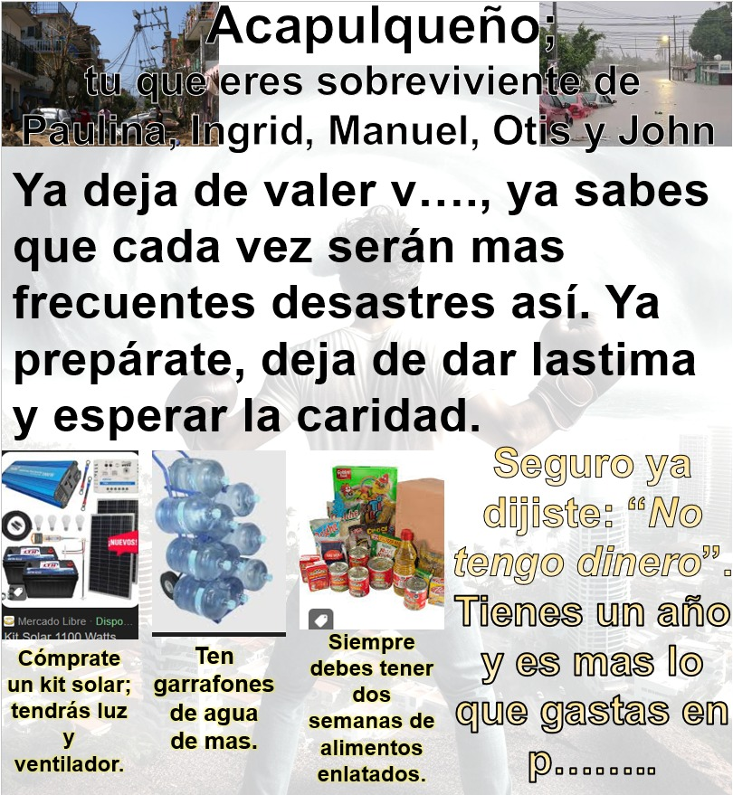 Gato_Aca's tweet photo. Incluye "Si donde vives se inunda, ya vete de ahi!!!!!" https://t.co/eNsJSbIRyc