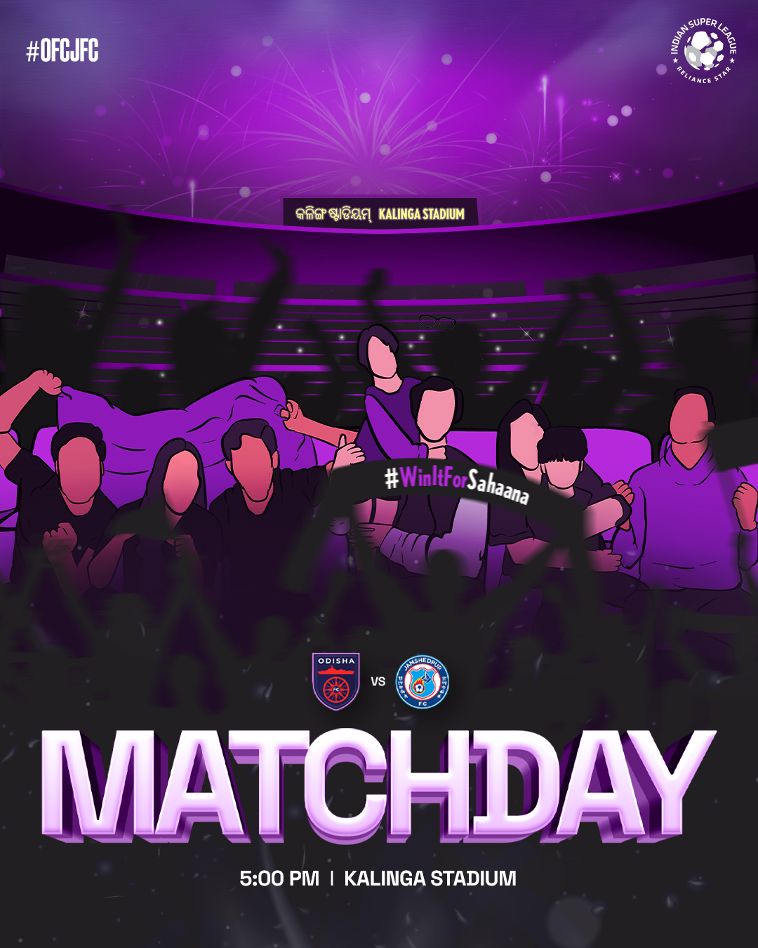 Odisha FC on X Let s make this night unforgettable KalingaWarriors Live on Sports18 JioCinema Asianet Plus OdishaFC AmaTeamAmaGame ISL LetsFootball OFCJFC https t 0QrwXf2SYf X