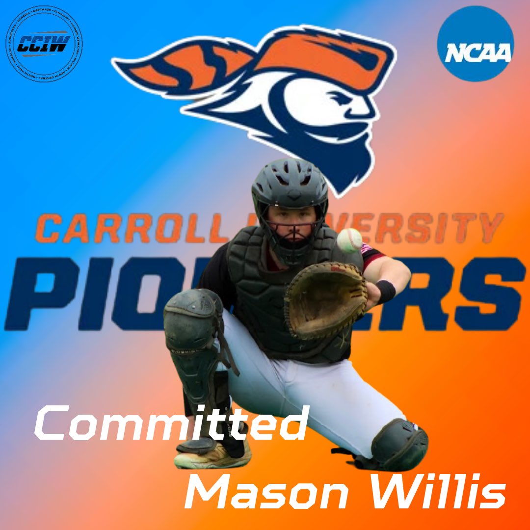 Mason Willis (@willis_mason13) on Twitter photo I’m excited to announce that I will be continuing my academic and athletic career at Carroll University. I would like to thank God, my coaches, teammates, and family for the support and guidance throughout my journey. <a href="/Pio_Baseball/">Carroll Baseball</a> <a href="/RaysIllinois/">GRB Rays-Illinois</a> <a href="/ACHSBaseball1/">Sequoit Baseball</a> #gopios I’m excited to announce that I will be continuing my academic and athletic career at Carroll University. I would like to thank God, my coaches, teammates, and family for the support and guidance throughout my journey. <a href="/Pio_Baseball/">Carroll Baseball</a> <a href="/RaysIllinois/">GRB Rays-Illinois</a> <a href="/ACHSBaseball1/">Sequoit Baseball</a> #gopios