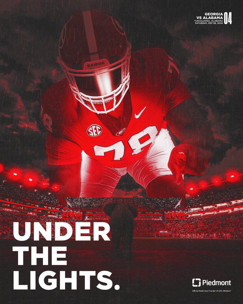 It's Saturday!

Kickoff is set for 7:30pm ET on ABC.

#GoDawgs | <a href="/PiedmontHealth/">Piedmont</a>