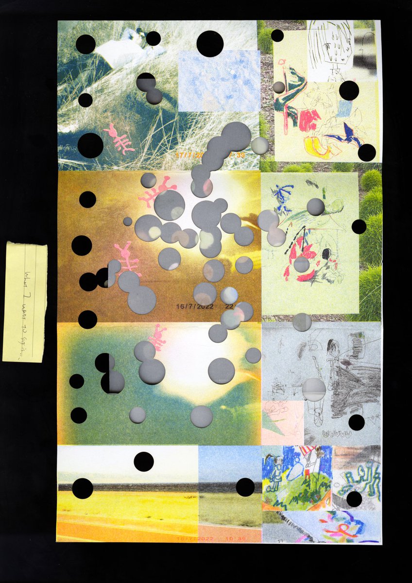 NORURE404's tweet image. Waht I want to say is ❷ riso print