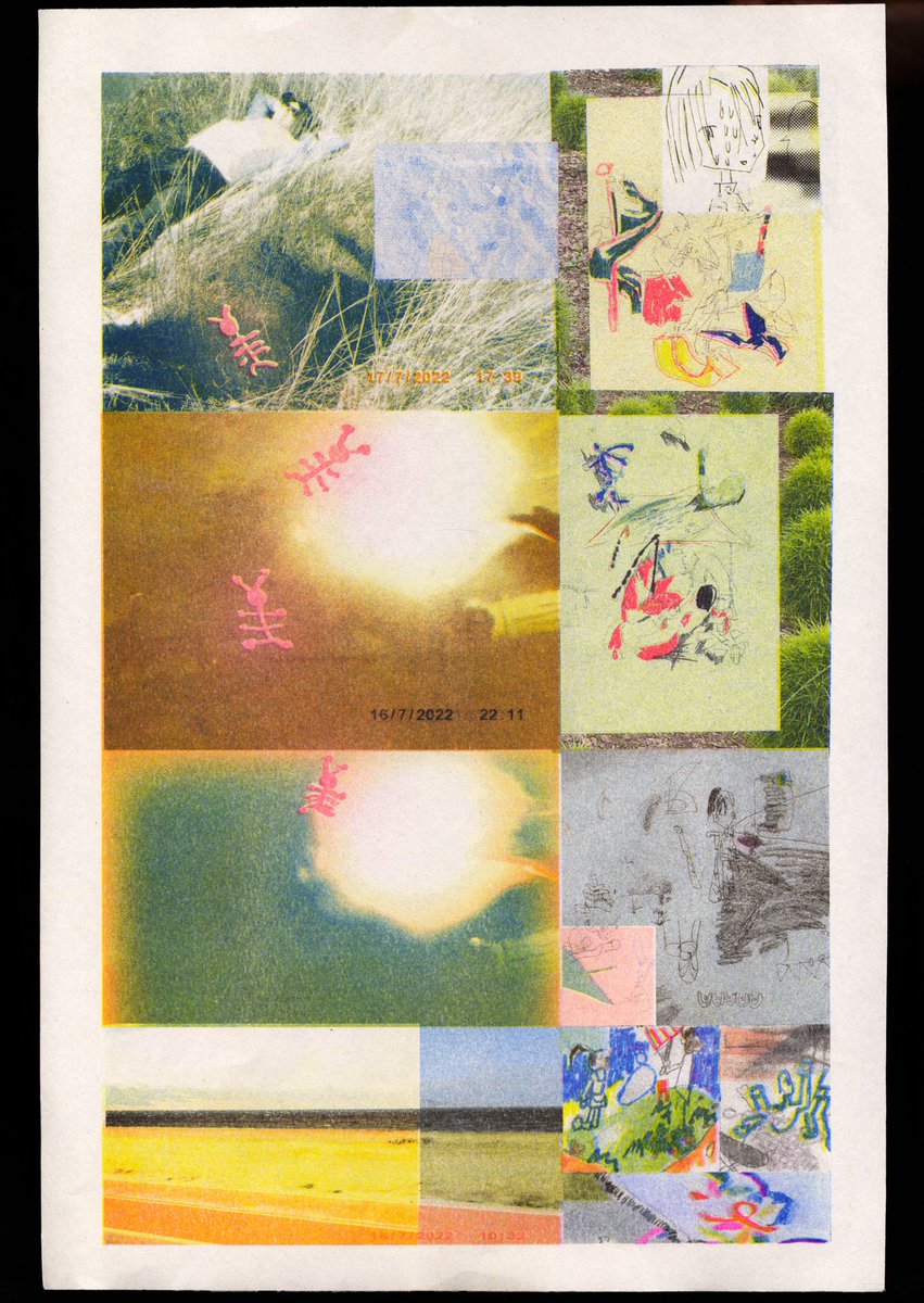 NORURE404's tweet image. Waht I want to say is ❷ riso print