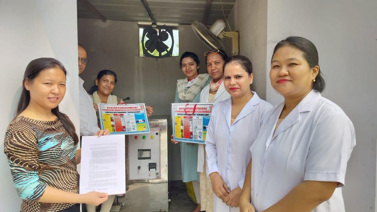 SJHDELHI's tweet photo. BMW unit under aegis of #SwachthaPakhwada2024 performed audits of lab waste and BMW waste autoclaves in laboratories under BMWM Rules and CPCB guidelines in presence of Dept . BMWM nodal officers and Sr technicians . https://t.co/H5Yzfz9DPP