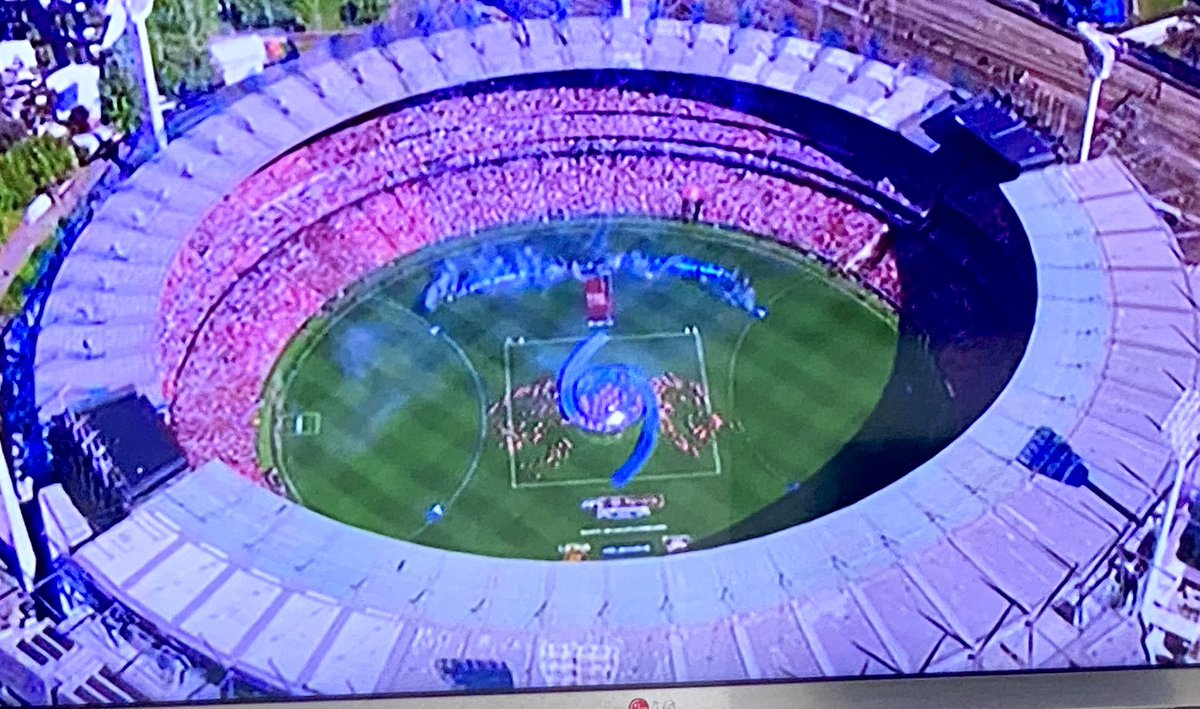 Alison Hill (@alisontracie) on Twitter photo Love that the pre-game Katy Perry stage looks like the <a href="/FredHollows/">Fred Hollows</a> logo. Like a big intraocular lens! The orange smoke is even on brand! #AFLGF #AFLSwansLions Love that the pre-game Katy Perry stage looks like the <a href="/FredHollows/">Fred Hollows</a> logo. Like a big intraocular lens! The orange smoke is even on brand! #AFLGF #AFLSwansLions