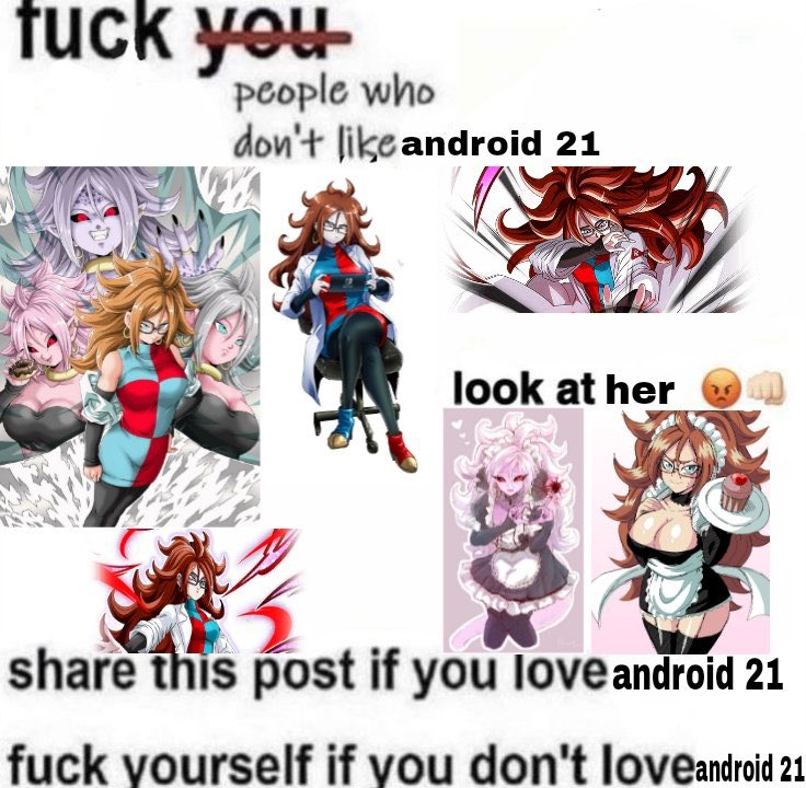 Viluxof's tweet photo. Android 21 is a gift and i appreciate the gift Thank you Akira Toriyama for creating such an amazing Women ❤️💙 https://t.co/7zLQTJdJSL