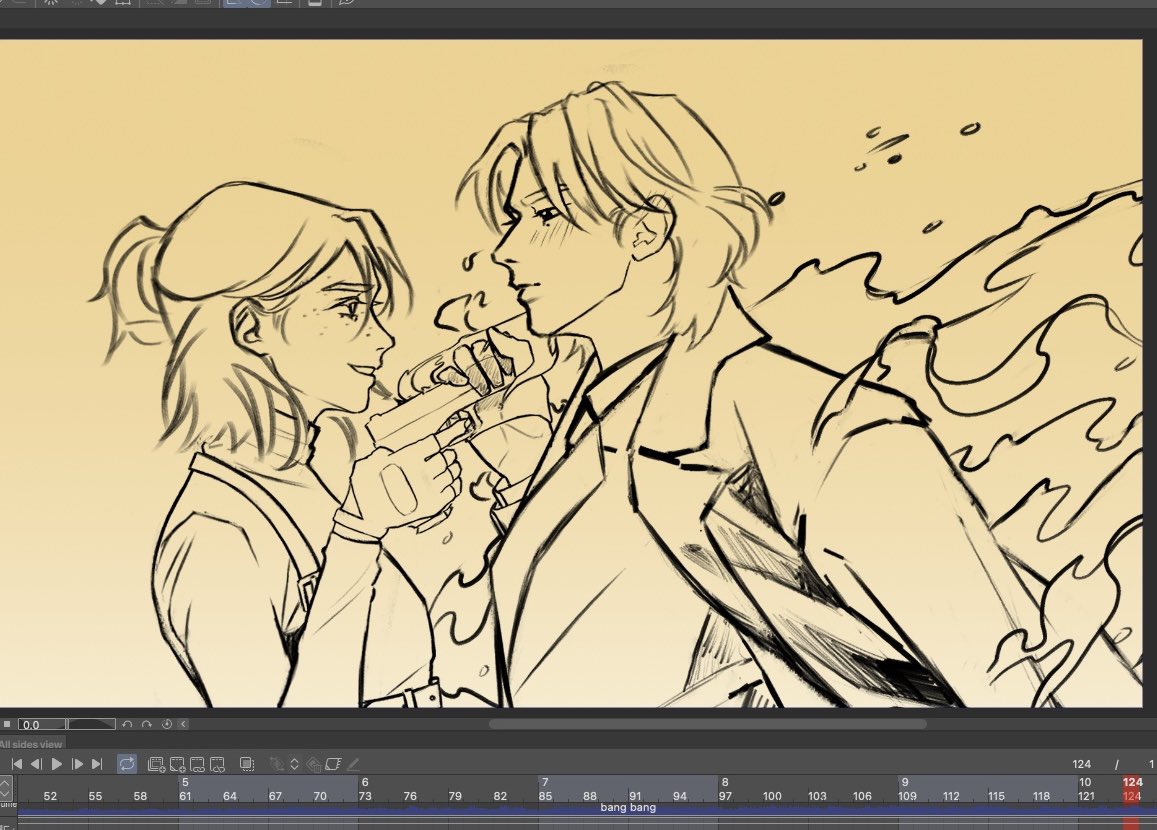 wip #2 🙂‍↕️ i really like this au
