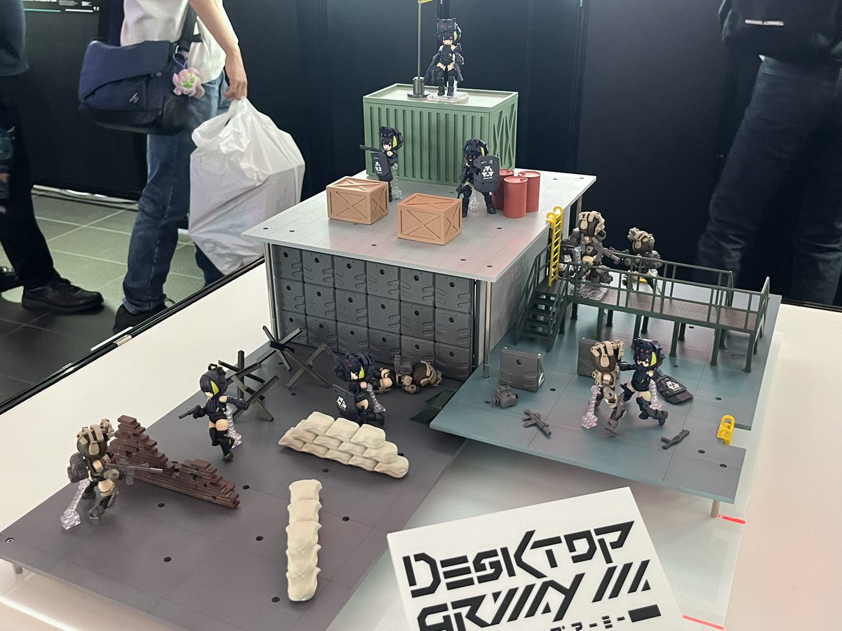 AE35Malfunction's tweet image. #メガホビEXPO デスクトップアーミーブース
#DTA #デスクトップアーミー