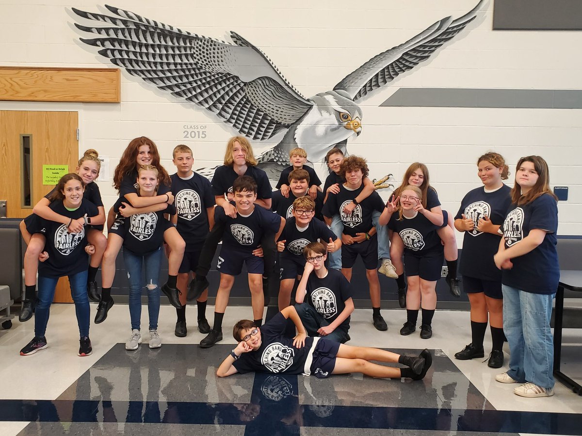 FloqBand's tweet photo. What a night!  HOCO, alumni band, a remembrance of Dorothy Hostetler, 8th grade band, and the 5th grade bucket drummers! https://t.co/py5lUPV3wi