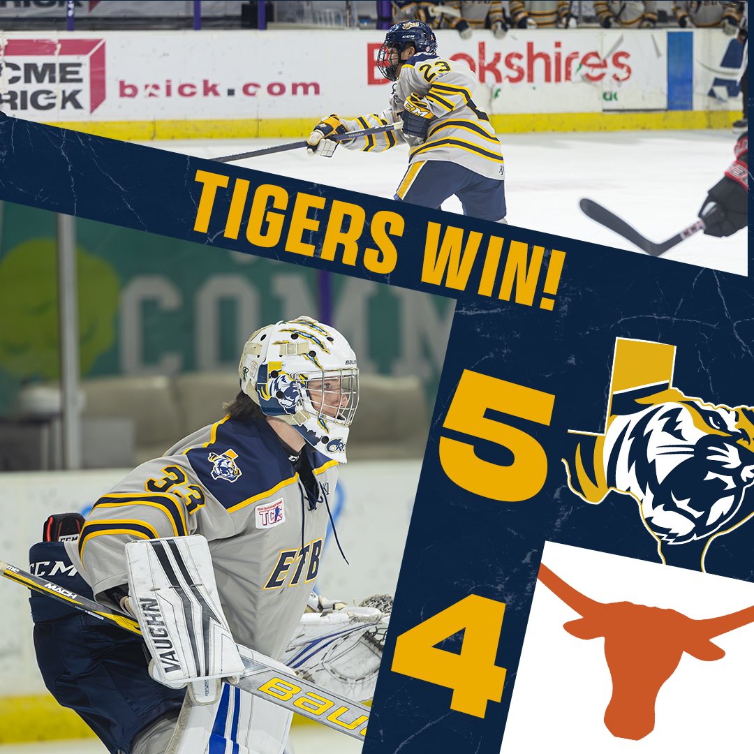 ETBU_Hockey's tweet image. Took care of the business

#TexasTigers #feartheroar🐅 #TCHC