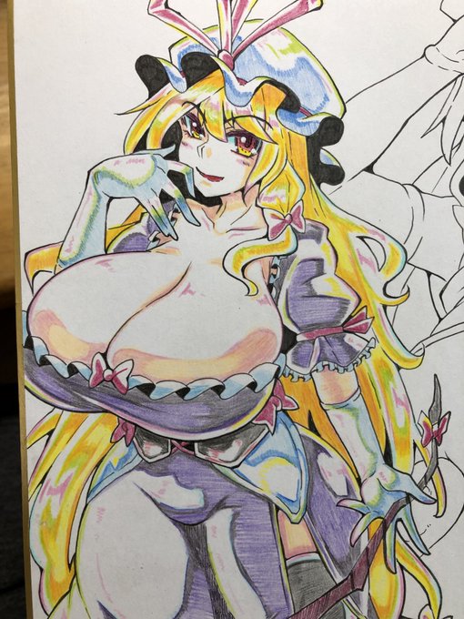 ゆかりん色塗り途中 