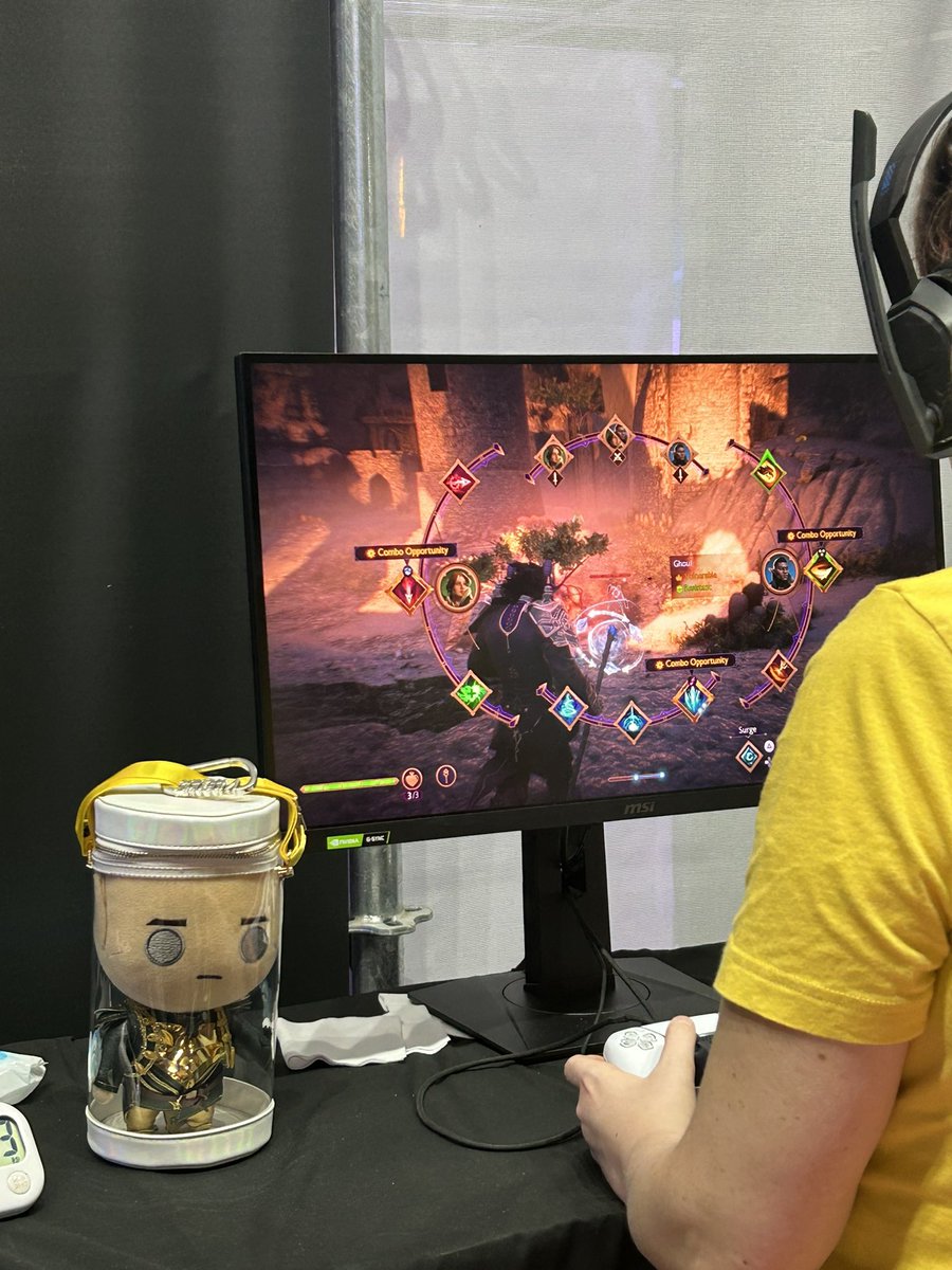 scyllacosta's tweet image. Solas was watching us carefully. #TGS #veilguard