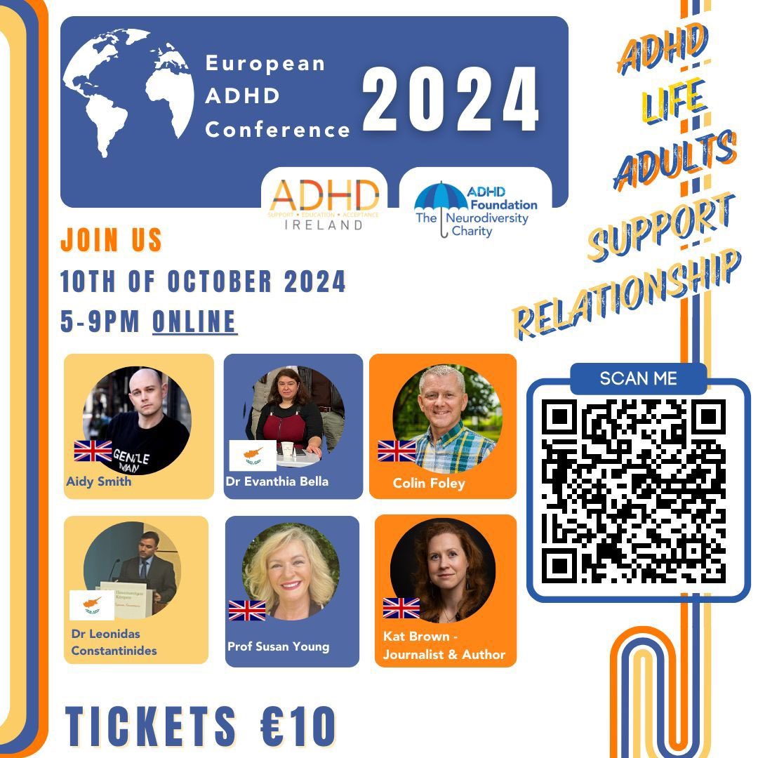 Tony Lloyd (@tonylloyd50) on Twitter photo Join us for the largest online ADHD conference in Europe! This event brings global experts, leaders, and thinkers together to push for progress and change perceptions of ADHD 🧡 only £10. adhdireland.ie/adhd-events/ad…
<a href="/sypped/">Aidy Smith 🍷</a> @katbrown
<a href="/colinfoley75993/">colin foley</a>
<a href="/spyroszorbas/">Spyridon Zormpas</a>
<a href="/ADHDFoundation/">The Neurodiversity Charity ADHD Foundation</a> Join us for the largest online ADHD conference in Europe! This event brings global experts, leaders, and thinkers together to push for progress and change perceptions of ADHD 🧡 only £10. adhdireland.ie/adhd-events/ad…
<a href="/sypped/">Aidy Smith 🍷</a> @katbrown
<a href="/colinfoley75993/">colin foley</a>
<a href="/spyroszorbas/">Spyridon Zormpas</a>
<a href="/ADHDFoundation/">The Neurodiversity Charity ADHD Foundation</a>