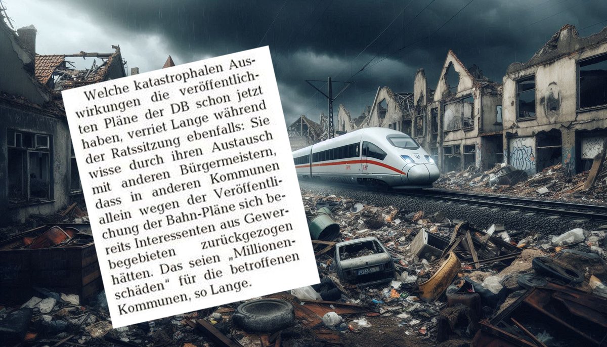 Bigtab e.V. (@bigtabev) on Twitter photo So unfassbar brutal, gewissenlos und menschenverachtend plant die Deutsche Bahn!
<a href="/DB_Presse/">Deutsche Bahn AG</a>
@bmdv
<a href="/Wissing/">Volker Wissing</a>
<a href="/GeroHocker/">Dr. Gero Hocker</a>
<a href="/MatthiasGastel/">Matthias Gastel</a> So unfassbar brutal, gewissenlos und menschenverachtend plant die Deutsche Bahn!
<a href="/DB_Presse/">Deutsche Bahn AG</a>
@bmdv
<a href="/Wissing/">Volker Wissing</a>
<a href="/GeroHocker/">Dr. Gero Hocker</a>
<a href="/MatthiasGastel/">Matthias Gastel</a>