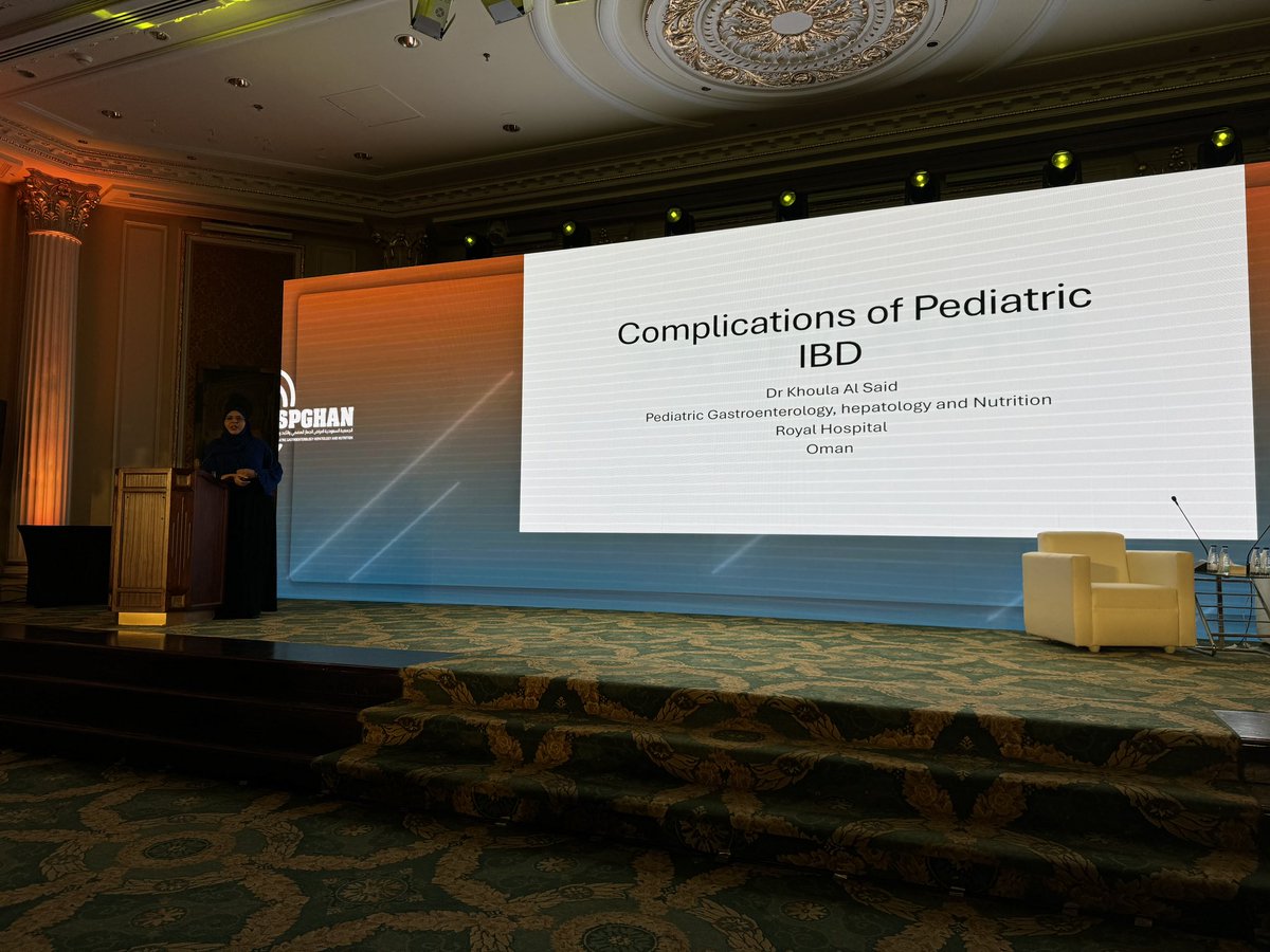 2nd day has started
Complications of IBD
Dr. Khawlah Alsaid
#SASPGHAN