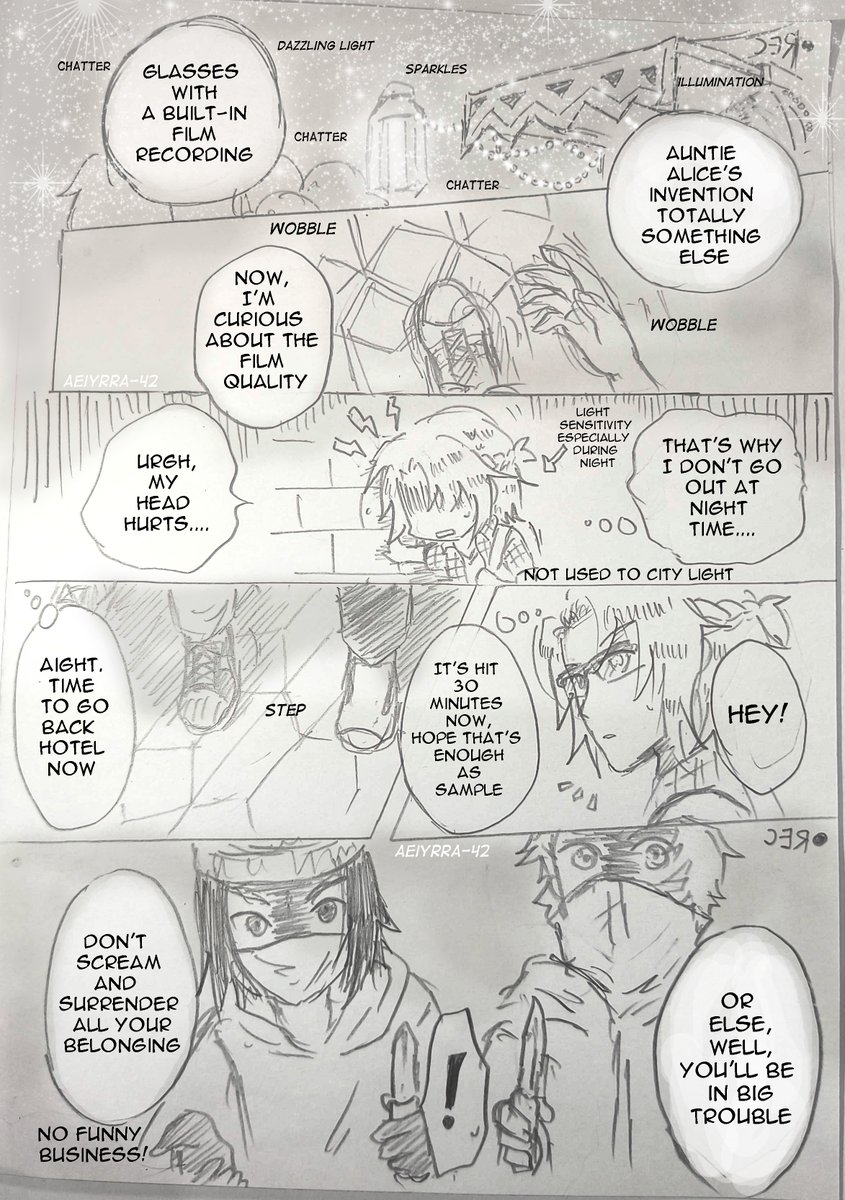 achan_094's tweet photo. I finally got energy to draw this short comics that had been brainrot for past weeks (or years). It's Xiaobedo/Albexiao in Modern AU of Teyvat. Anyway Happy 4th Anniversary Genshin Impact (read from left to right) https://t.co/Z5idNc2BLK