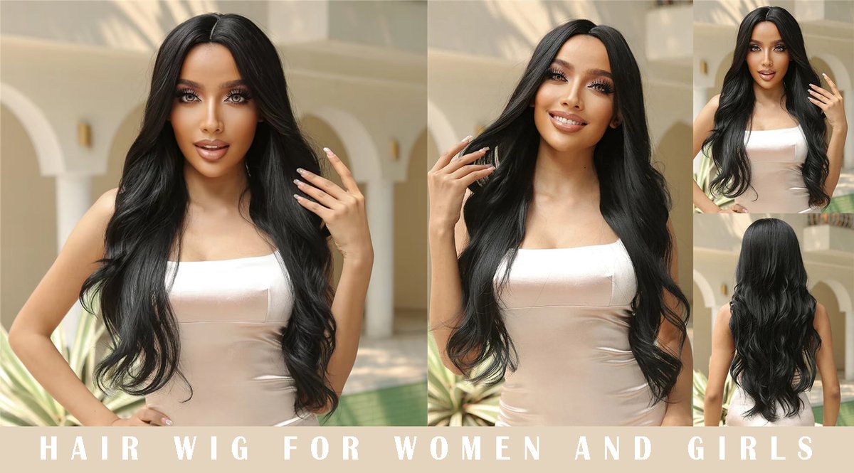 TrendBlust's tweet image. Get the perfect look with our stunning long wavy hair wig! ✨👩‍🦱 Elevate your style effortlessly for any occasion! Order ➡ trendblust.com/products/black…

#HairGoals #WigFashion #DailyGlam #CosplayStyle #BeautyBoost