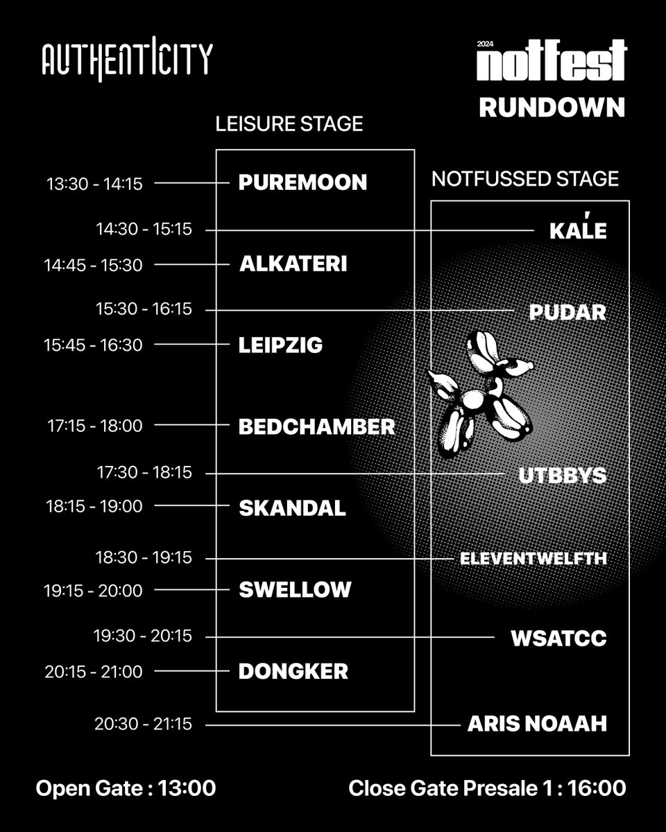 iamnotfussed's tweet image. Diantos poe ieu barudak di Critical 11 Bandung 🫶🫵

Tiket ots tersedia ditempat seharga 165k 

#NOTFEST #Leisure #Notfussed