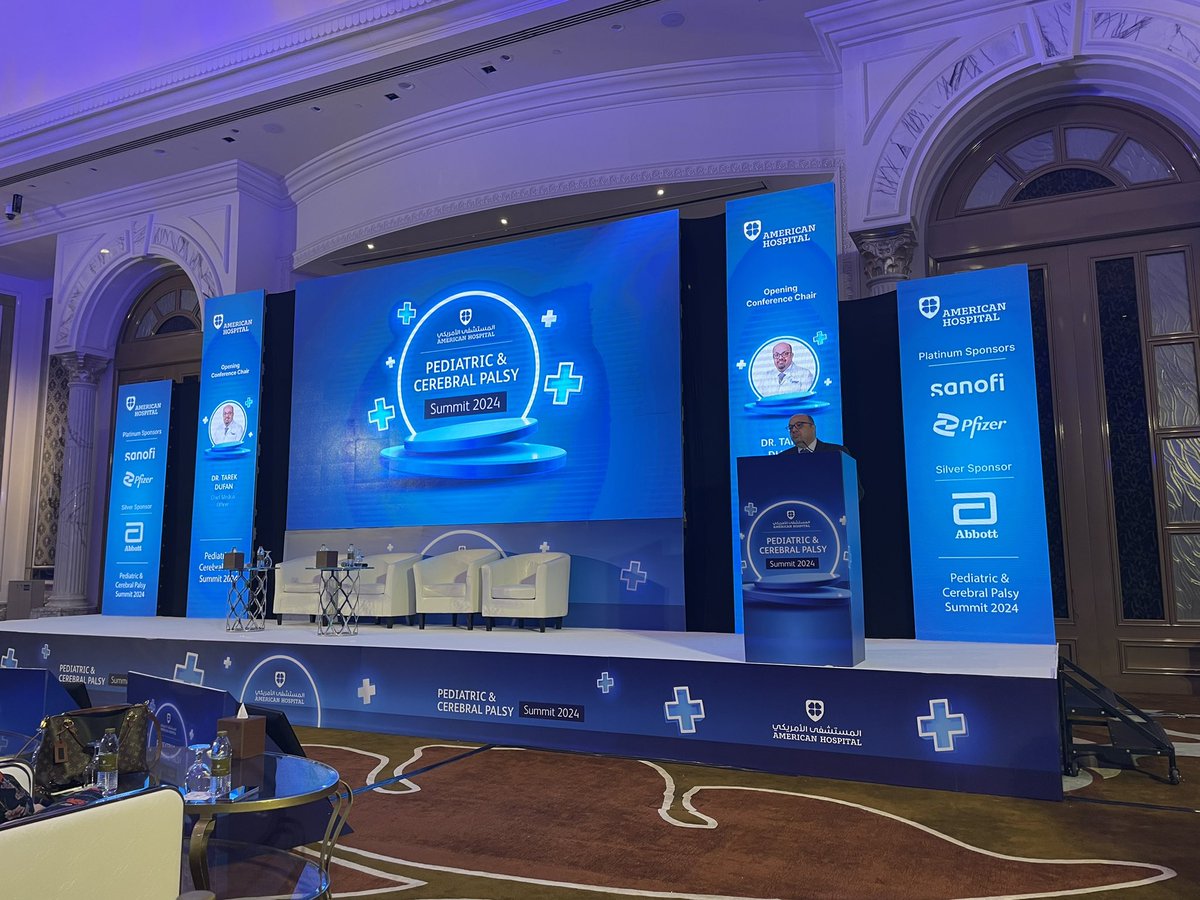 A Alabbas (@_abdullah_md_) on Twitter photo Dr. Tarek, Chief Medical Officer at <a href="/AHDubai/">American Hospital Dubai</a>, opened the 2024 Pediatric Summit, which includes insightful discussions on various topics. The day’s focus is entirely dedicated to cerebral palsy.
#pediatricsummit2024
#pediatric
#cerebralpalsy Dr. Tarek, Chief Medical Officer at <a href="/AHDubai/">American Hospital Dubai</a>, opened the 2024 Pediatric Summit, which includes insightful discussions on various topics. The day’s focus is entirely dedicated to cerebral palsy.
#pediatricsummit2024
#pediatric
#cerebralpalsy