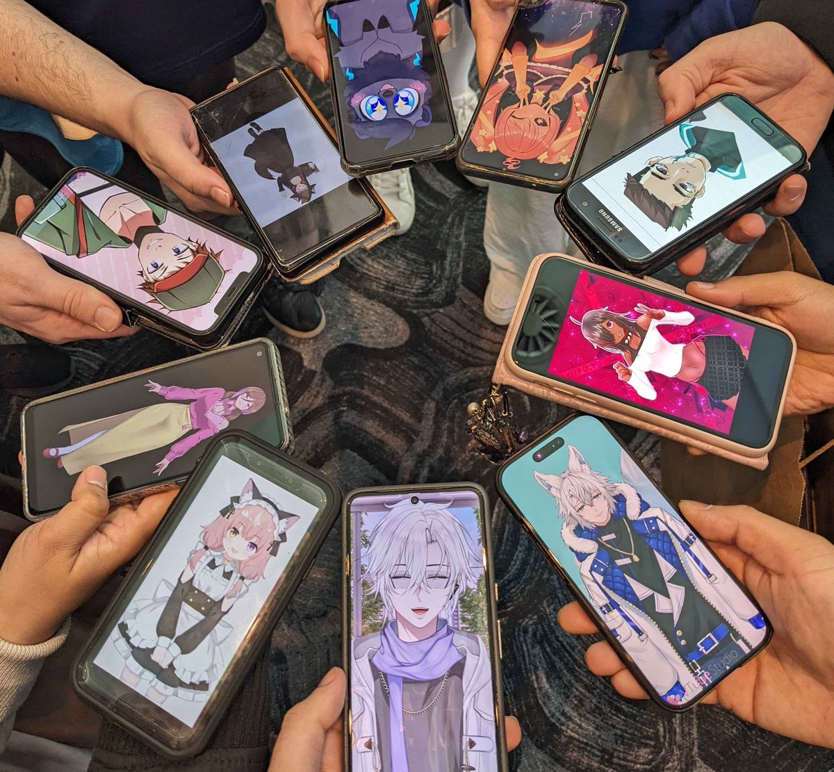 First time I've gotten to do this! VTuber meetup at <a href="/MyPixelExpo/">Pixel Expo</a>