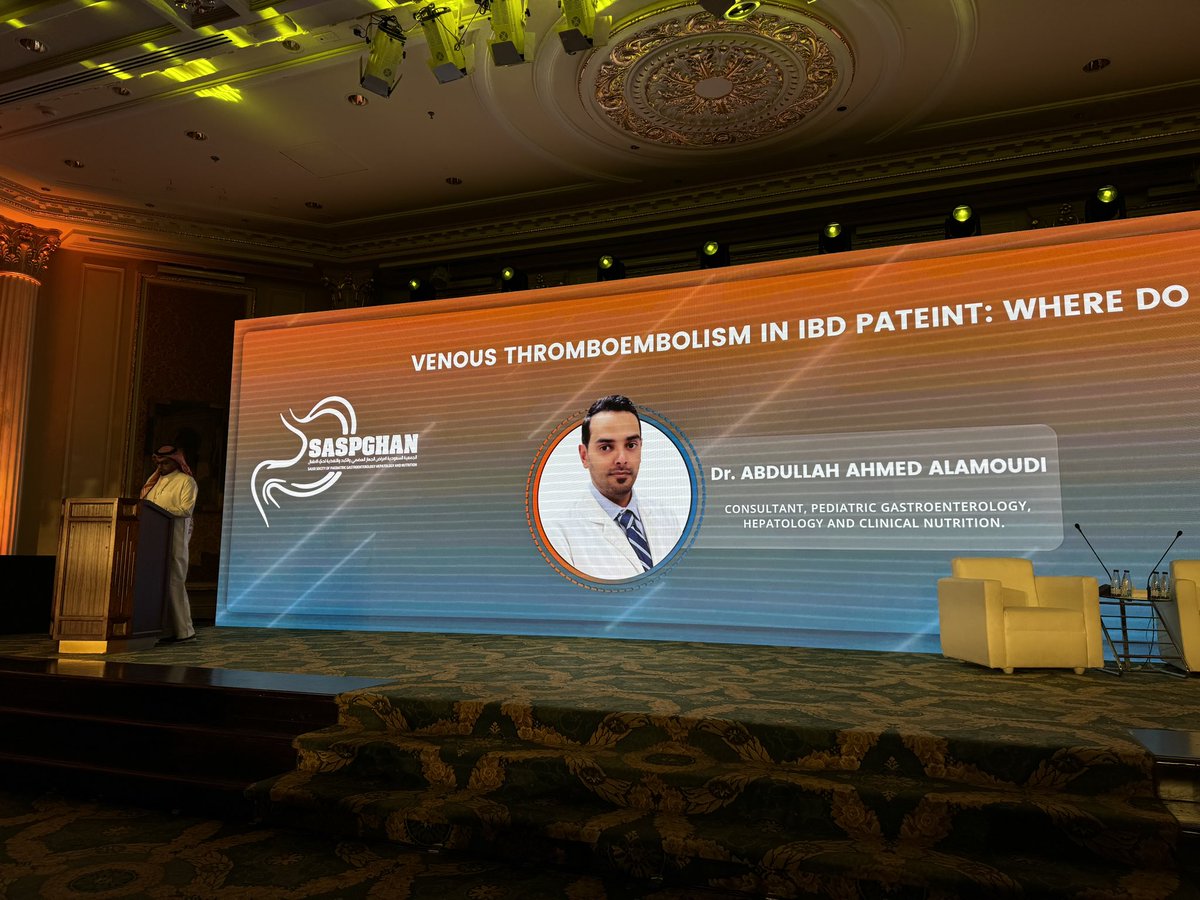 Venous Thromboembolism in IBD pateint: Where do we stan?

With Dr. Abdullah Alamodi
#SASPGHAN