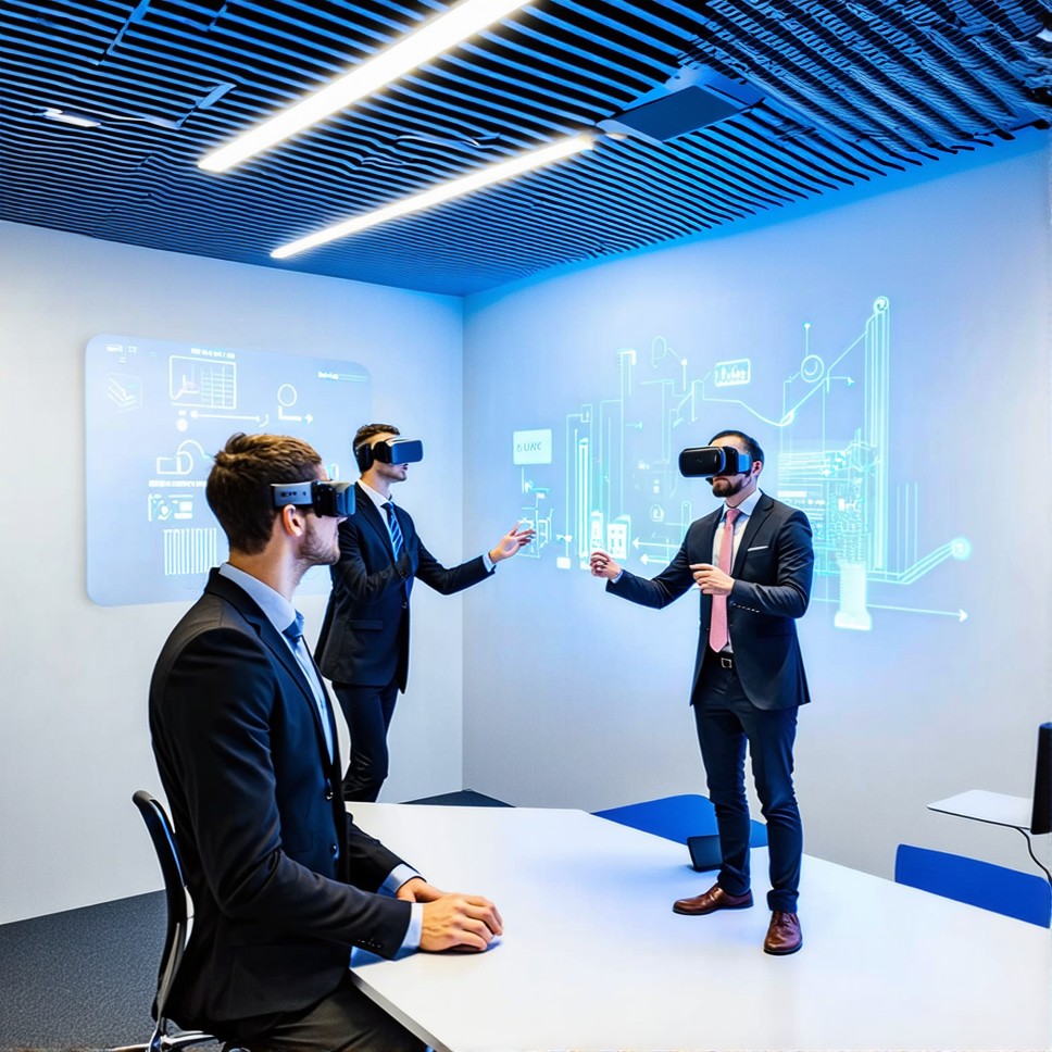 techficorp's tweet image. Curious about how AR &amp;amp; VR can transform your business? At Techfi, we understand the challenge of integrating cutting-edge tech into small and medium enterprises. Our innovative solutions make it seamless. Explore the possibilities with us! #AR #VR #Techfi