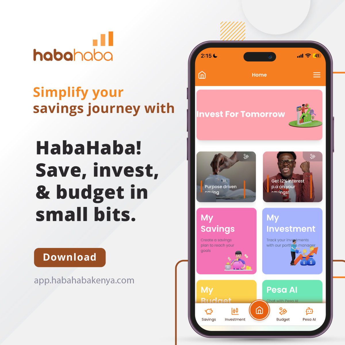 Kuimashaah's tweet photo. Achieve more with group savings plans. Save Na HabaHaba makes it easy to pool resources with friends or family and reach collective financial goals. #GrowWithHabaHaba https://t.co/RsGbV4tidt