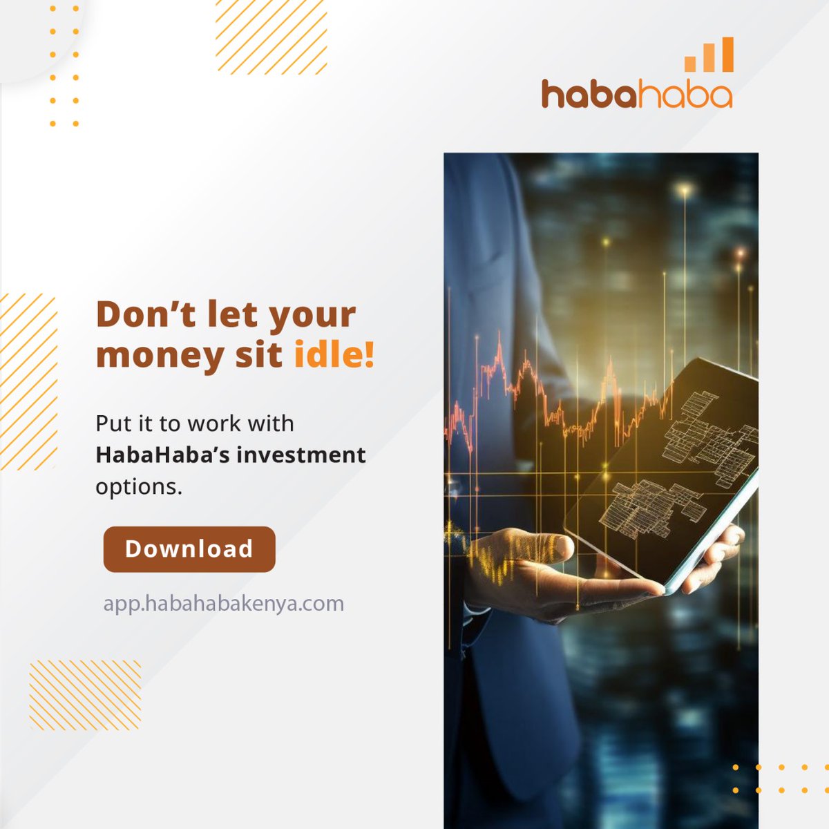 Kuimashaah's tweet photo. Say goodbye to complicated banking. Save Na HabaHaba provides a simple, accessible platform that helps you save and invest in one place. #GrowWithHabaHaba

Download @HabaHaba_Ke by clicking 
https://t.co/HqVNedfgm1 https://t.co/41NPFzhxuW