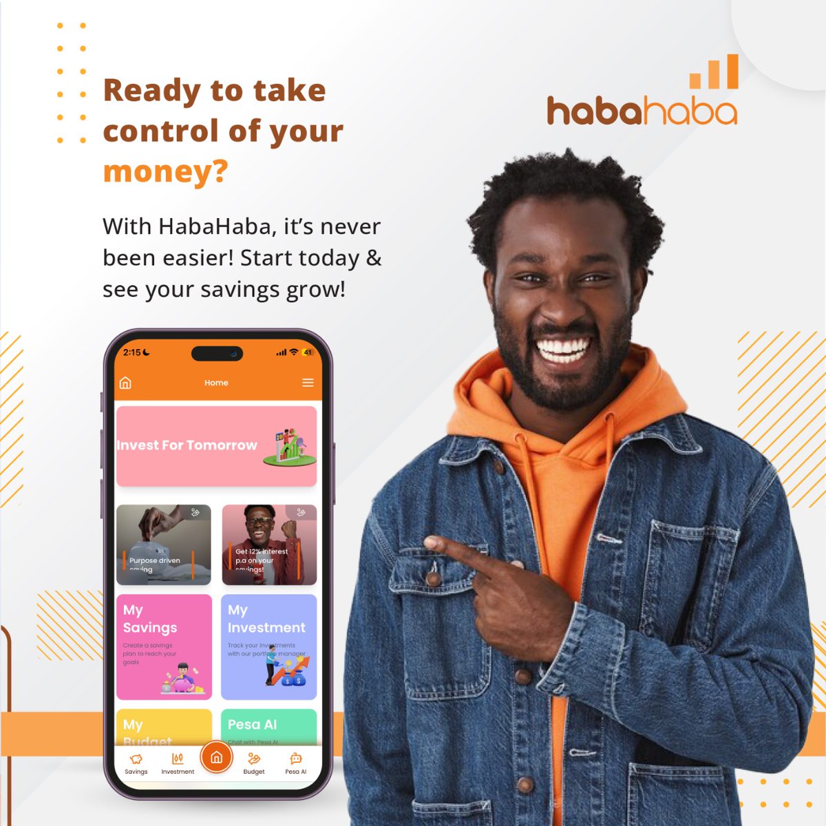 Ireenah_'s tweet photo. Whether you're saving for the short term or investing for the future, HabaHaba provides the perfect tools to help you succeed financially. Start building today. #GrowWithHabaHaba Save Na HabaHaba. https://t.co/oVEs3IzvbF