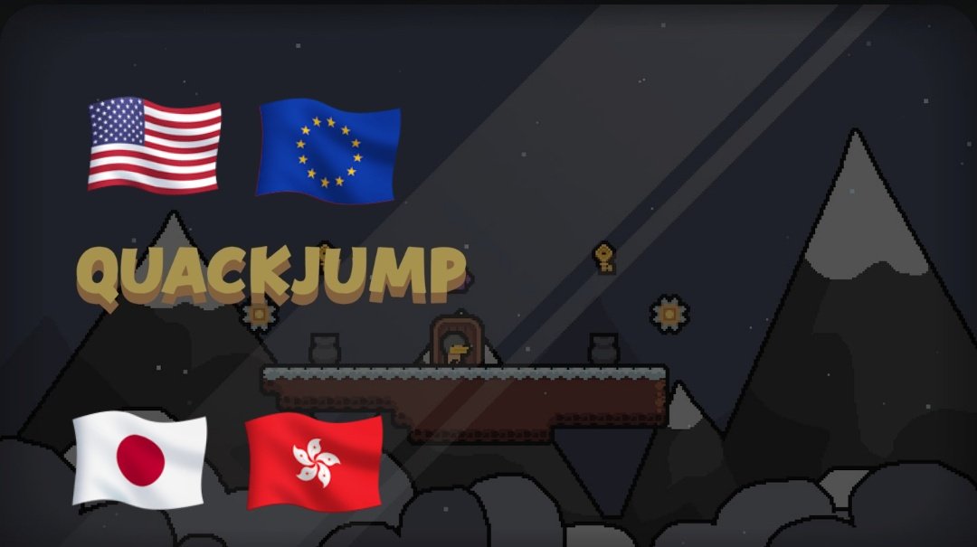 🤠
BIG #GIVEAWAY
#QuackJump🦆is now available for #PlayStation!

GIVING AWAY 8
#PS4 or #PS5 KEYS
2x🇺🇸
2x🇪🇺
2x🇯🇵
2x🇭🇰

❤Like
🔄Repost
☑️Follow⬇️
👤 <a href="/FerKilljoy77/">FerKilljoy</a>
👤 <a href="/WeakfishStudio/">Weakfish Studio Publishing</a>
🏷️Tag 1 Friend
Comment version📝

♥️Buy Here➡️:bit.ly/3TK9bGB

#GiveawayAlerts #indiegames