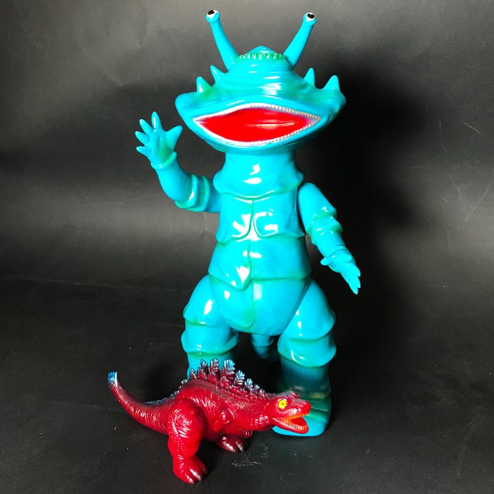 マルサン #ブルマァク #怪獣ソフビ】 拡大イベント最終となりましたが