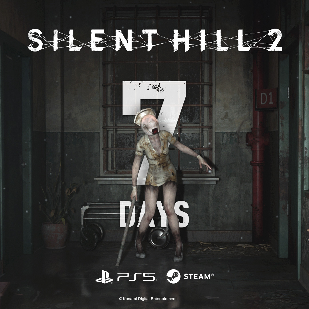 『SILENT HILL 2』
10月8日発売 予約受付中

発売まであと7日

PS Store
store.playstation.com/ja-jp/product/…
Steam
store.steampowered.com/app/2124490/SI…

#SILENTHILL
