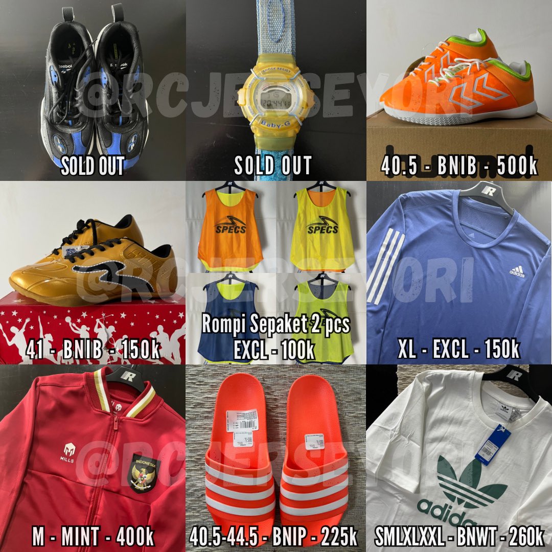 #Jersey4Sale #Tee4Sale #Boots4Sale #1404 
<a href="/Jerseyforum/">The OG Indonesian Blokecore</a> <a href="/adipati_store/">Adipati Store</a> <a href="/jersey_ciamikk/">Follow IG @Jerseyciamik</a> <a href="/jerseysneil/">#lelangsneil</a> <a href="/futebolre/">Futebol Originale</a> <a href="/GosipKaen/">#GosKa 👕</a> 
Thx

Keterangan di foto

Detail silahkan cek IG <a href="/RCJ/">RCJ</a>.CATALOGUE

WA/Tokped/Shopee
Klik link di bawah👇
linktr.ee/rcjerseyori