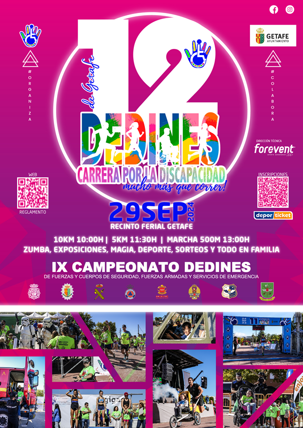 Dedines_Asoc's tweet photo. 🎉 ¡Es hoy! Ya está aquí la 12ª Carrera por la Discapacidad de Getafe 🏃‍♀️🏃‍♂️

Te recordamos:

🔹 Puntos de recogida de dorsales/camisetas abiertos
🔹 Inscripciones presenciales aún disponibles
🔹 Actividades para toda la familia

¡Te esperamos! 💙

📌 Recinto Ferial de Getafe https://t.co/10tidWfTew