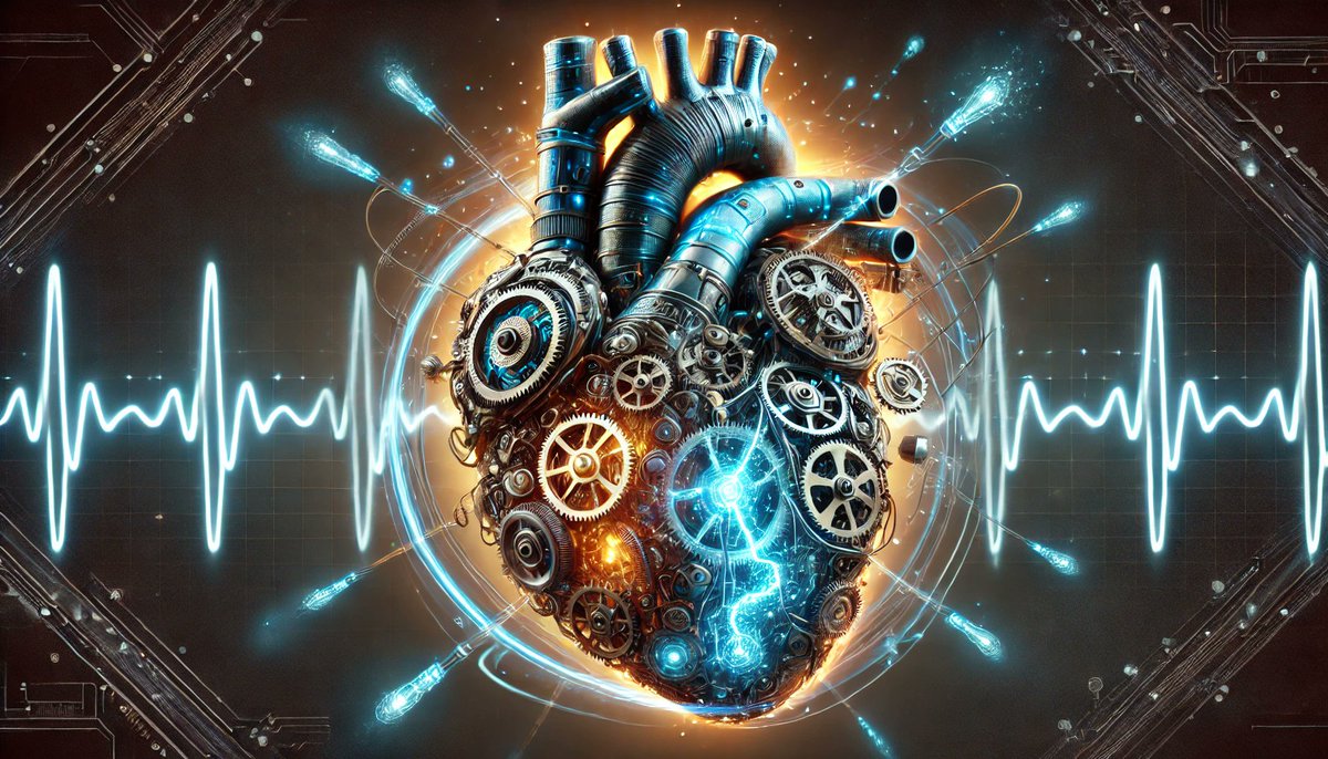 twittwaffle's tweet image. A heart where technology and life converge. Witness the energy of the Fusion Core. ❤️⚙️
#FusionCore #TechHeart #MechanicalLife #FuturisticVitality #XArtMovement