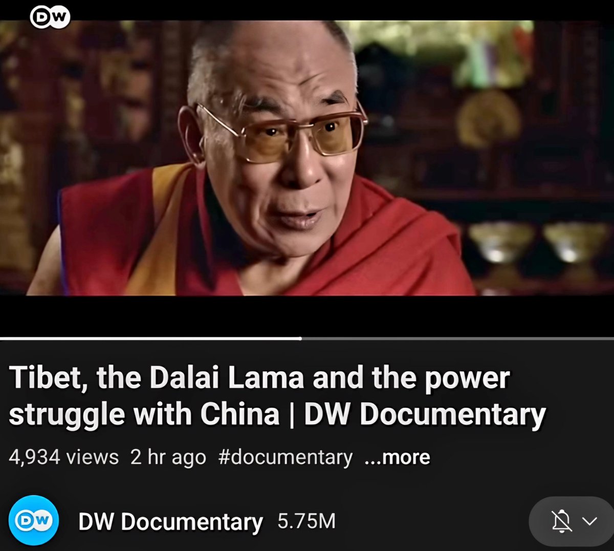 Latest and balanced documantary on Tibet by <a href="/DeutscheWelle/">DW Deutsche Welle</a>
Watch here:
youtu.be/1kULKVu4IUE?si…
<a href="/_SonikaGupta_/">Sonika Gupta</a> <a href="/AbhijitChavda/">Abhijit Chavda</a> <a href="/AdityaRajKaul/">Aditya Raj Kaul</a> <a href="/Artemisia111/">Roberta Artemisia Campani</a> <a href="/bobbydevito/">bobby devito</a> <a href="/mchefajaychopra/">Ajay Chopra</a> <a href="/AnnaVTreuenfels/">Anna von Treuenfels-Frowein</a> <a href="/JulieVignolaBL/">Julie Vignola</a> <a href="/CaroSanderson/">Caroline Sanderson</a> <a href="/ShekharGupta/">Shekhar Gupta</a> <a href="/BDUTT/">barkha dutt</a> <a href="/PemaKhanduBJP/">Pema Khandu པདྨ་མཁའ་འགྲོ་།</a> <a href="/jtnladakh/">Jamyang Tsering Namgyal</a>